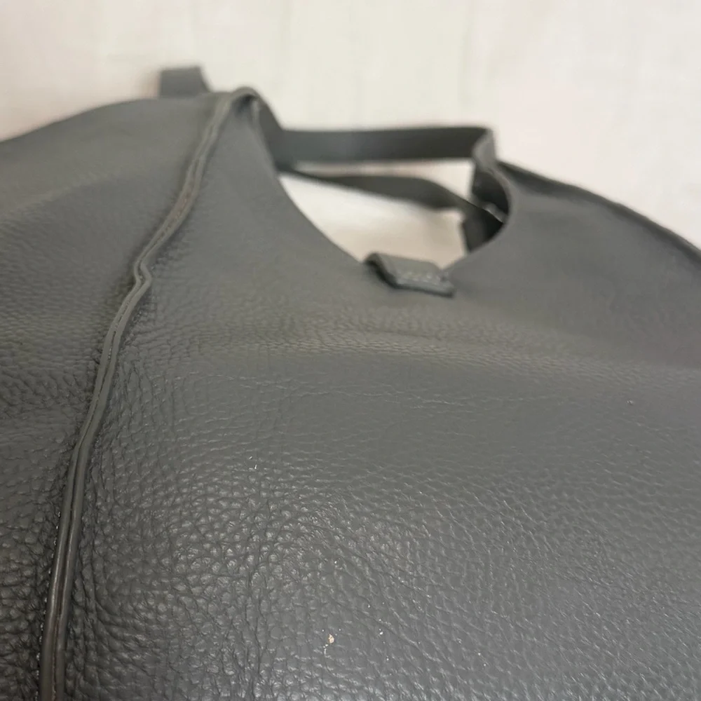 Tote Le Monde “Milan Tote” Genuine Leather Shoulder strap Bag - Grey - One Size